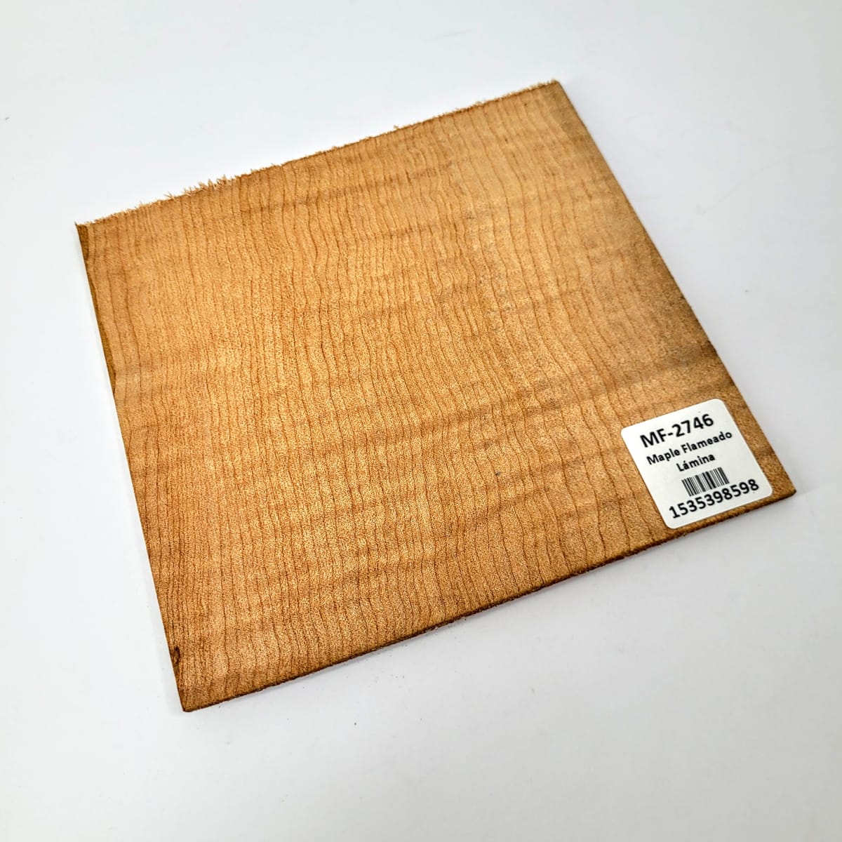 Set de 2 Laminas tipo Espejo MP-708 de Maple Flameado para Artesania3