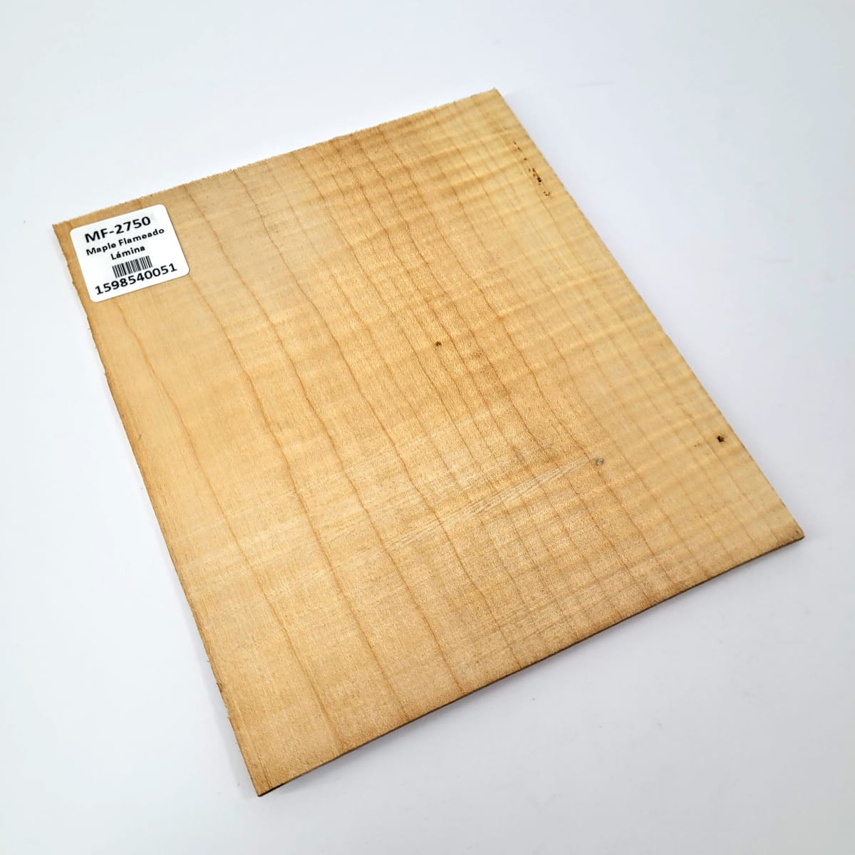Lamina Unica MF-2750 de Maple Flameado Especial 0