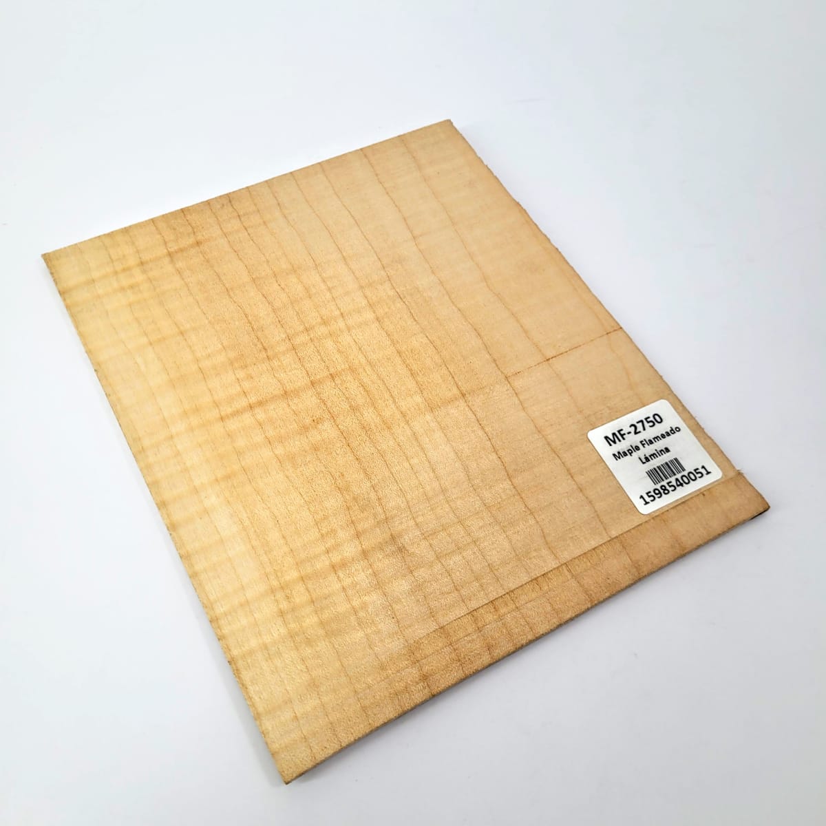 Set de 2 Laminas tipo Espejo MP-710 de Maple Flameado para Artesania3