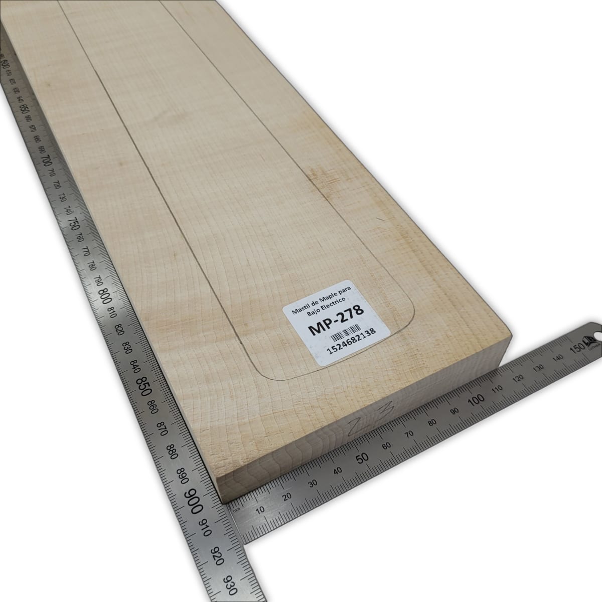 Mastil MP-278 de Maple Especial Radial para Bajo3