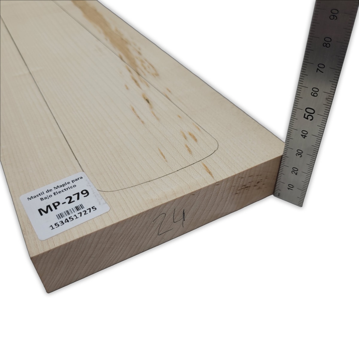 Mastil MP-279 de Maple Especial Radial para Bajo4