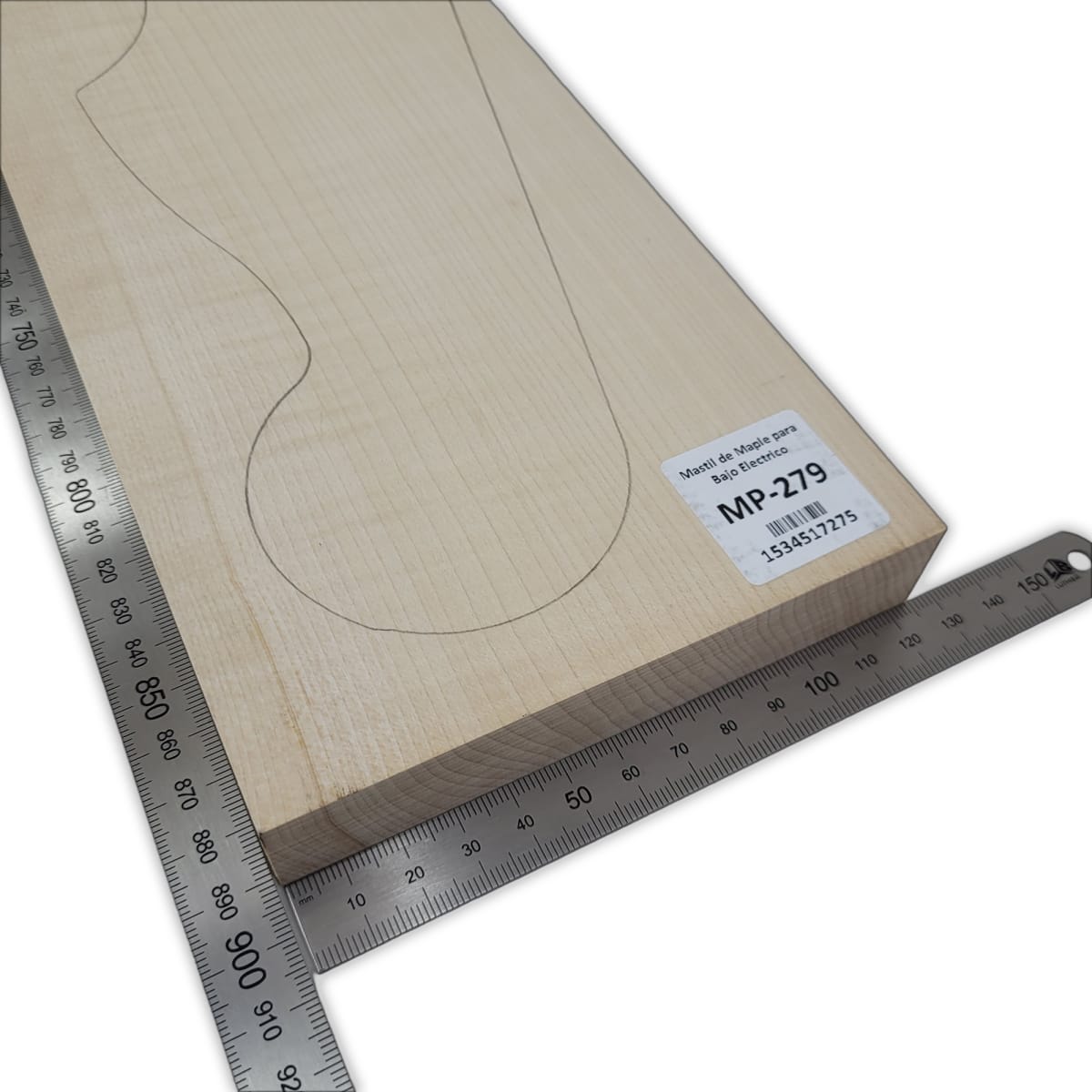 Mastil MP-279 de Maple Especial Radial para Bajo3