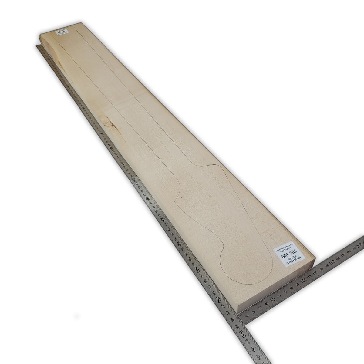 Mastil MP-281 de Maple Especial Radial para Bajo2