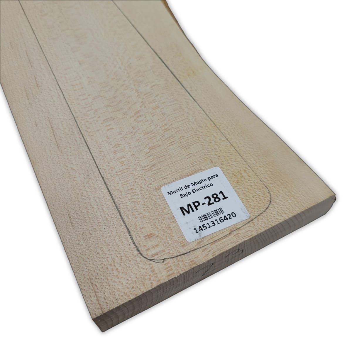 Mastil MP-281 de Maple Especial Radial para Bajo6