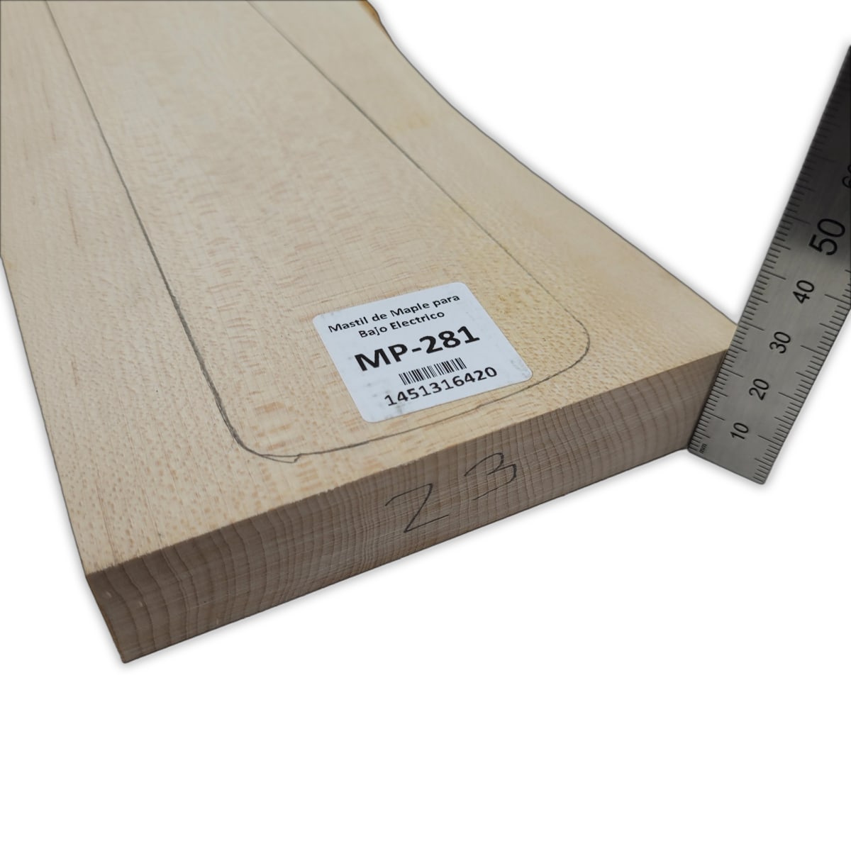 Mastil MP-281 de Maple Especial Radial para Bajo4