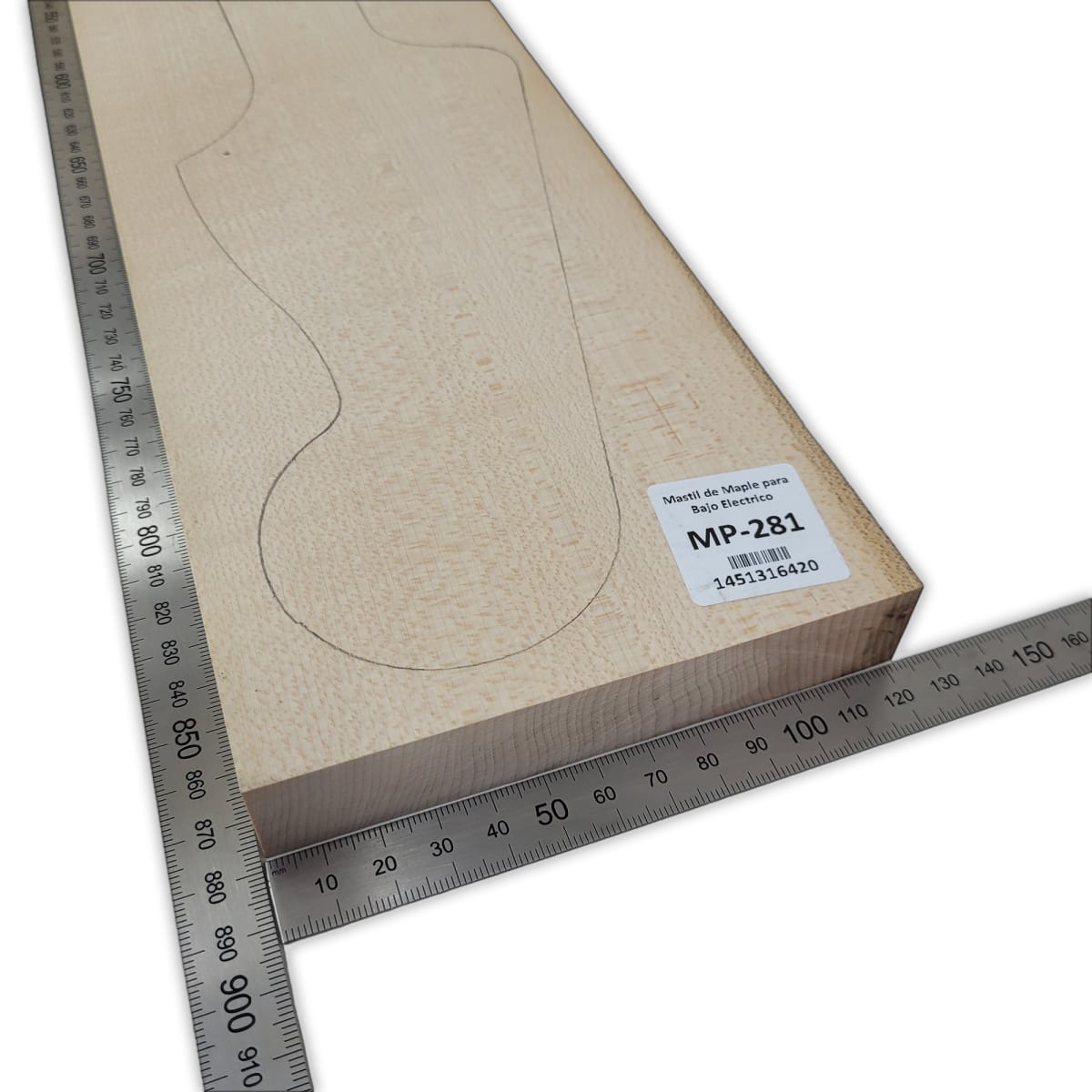 Mastil MP-281 de Maple Especial Radial para Bajo3