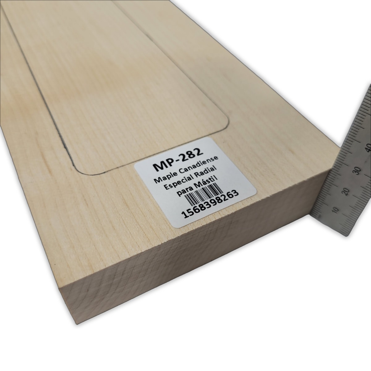 Mastil MP-282 de Maple Especial Radial para Guitarra de 24 Trastes4