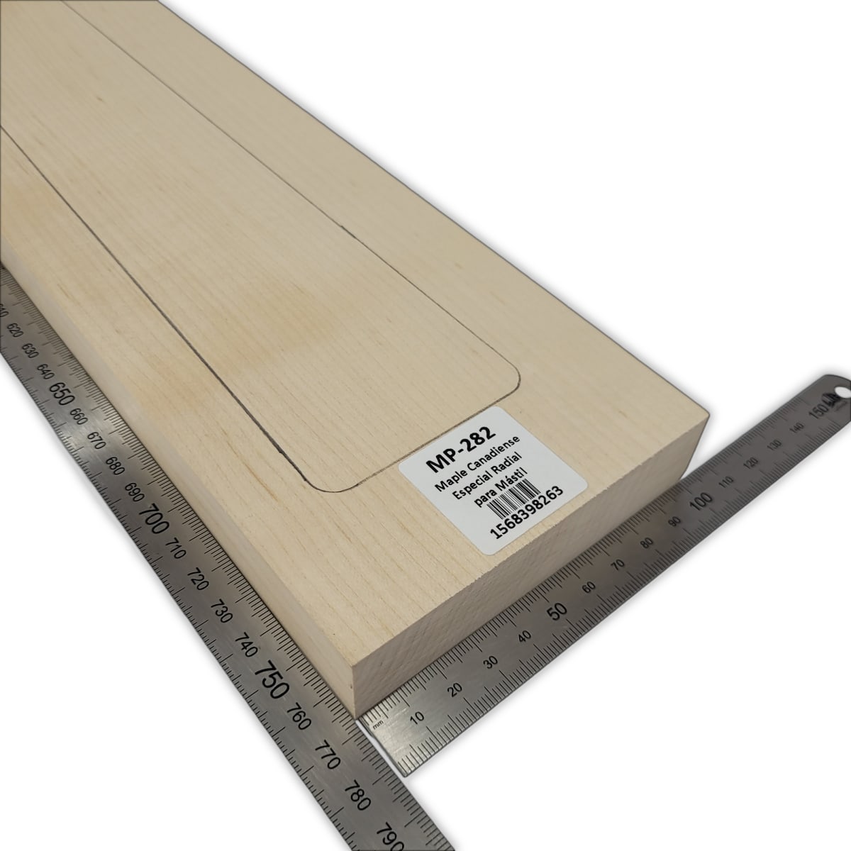 Mastil MP-282 de Maple Especial Radial para Guitarra de 24 Trastes3