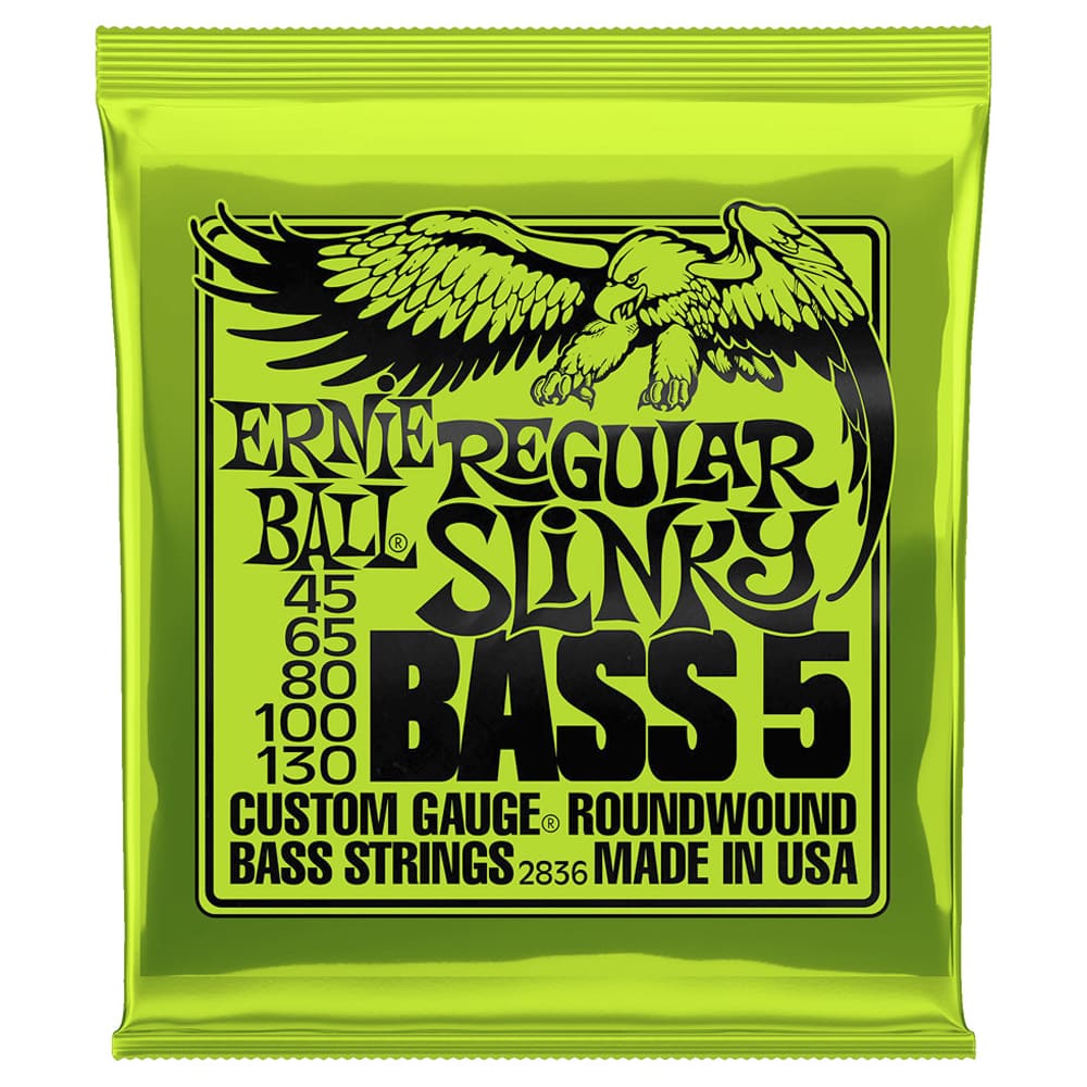 Cuerdas para Bajo Electrico. 5-String. Regular Slinky .045 - .130 0