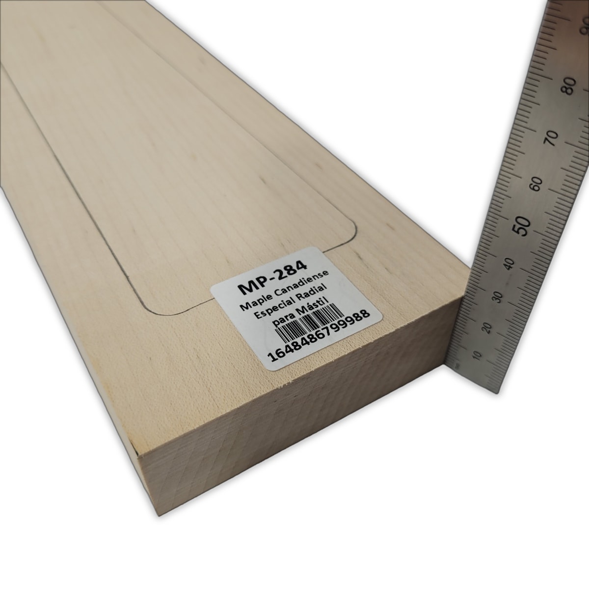 Mastil MP-284 de Maple Especial Radial para Guitarra de 24 Trastes4