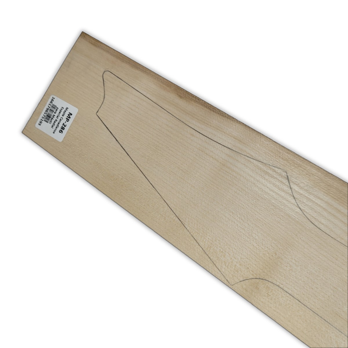 Mastil MP-285 de Maple Especial Radial para Guitarra de 24 Trastes / Pieza con Detalles / Nudos6