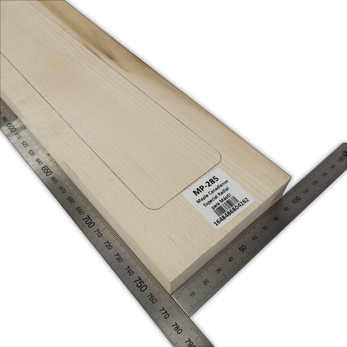 Mastil MP-285 de Maple Especial Radial para Guitarra de 24 Trastes / Pieza con Detalles / Nudos3