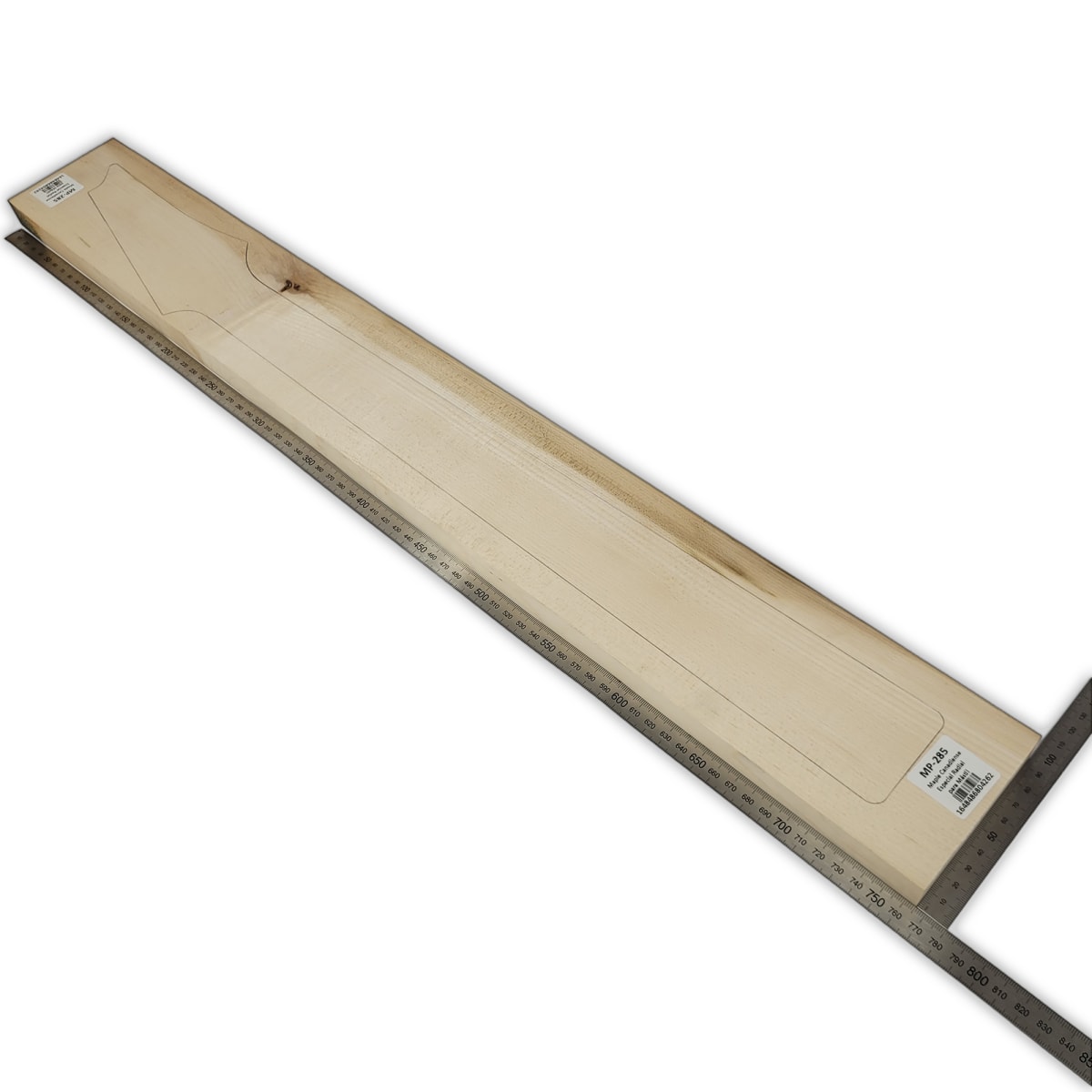 Mastil MP-285 de Maple Especial Radial para Guitarra de 24 Trastes / Pieza con Detalles / Nudos2