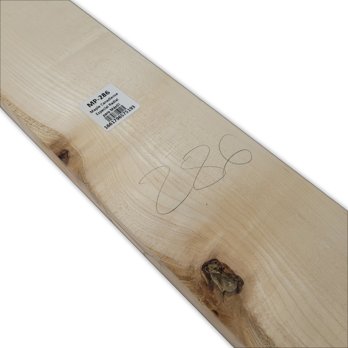 Mastil MP-286 de Maple Especial Radial para Guitarra de 24 Trastes / Pieza con Detalles / Nudos6