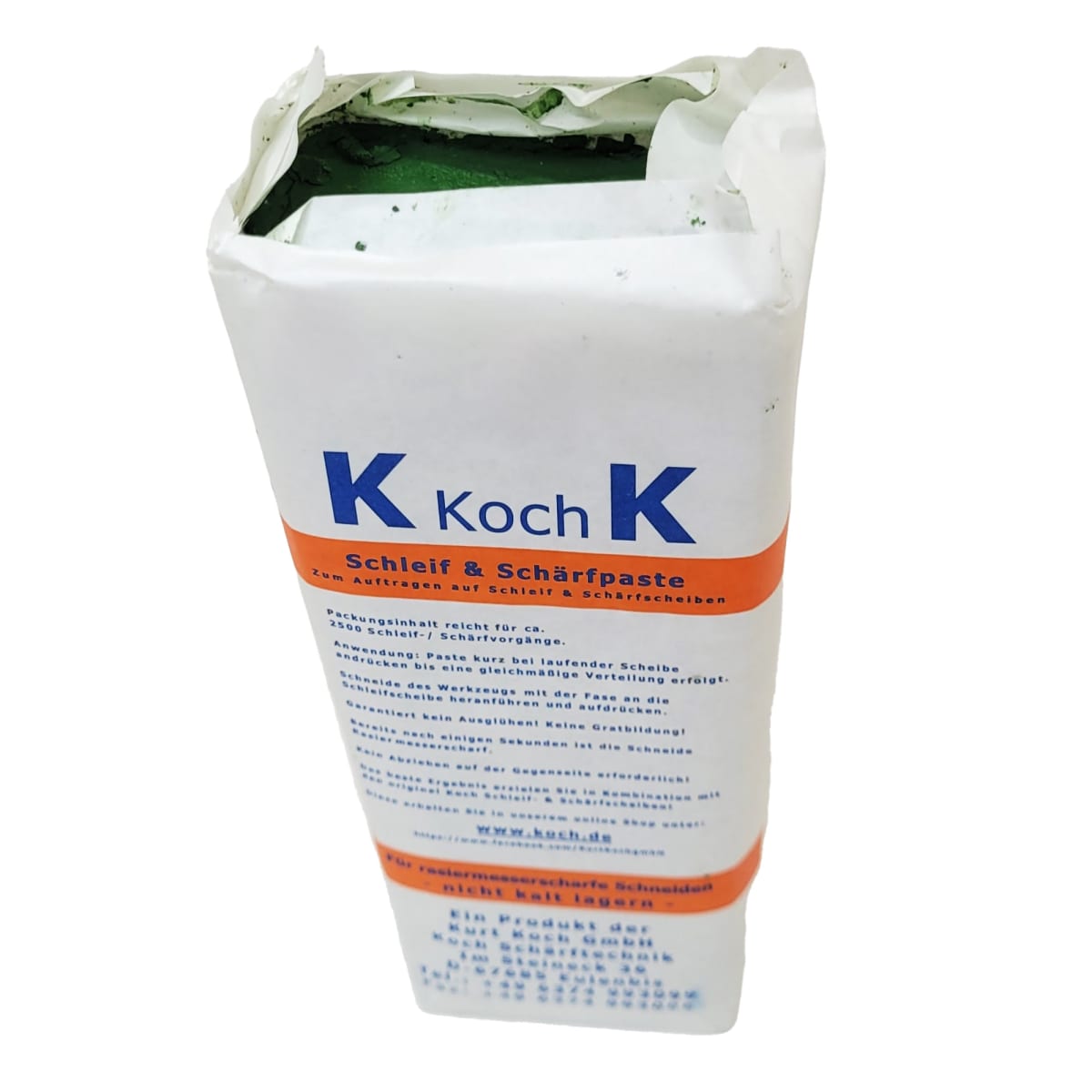 Pasta Koch Verde 3615 Two Cherries para Afilar Grano 25002
