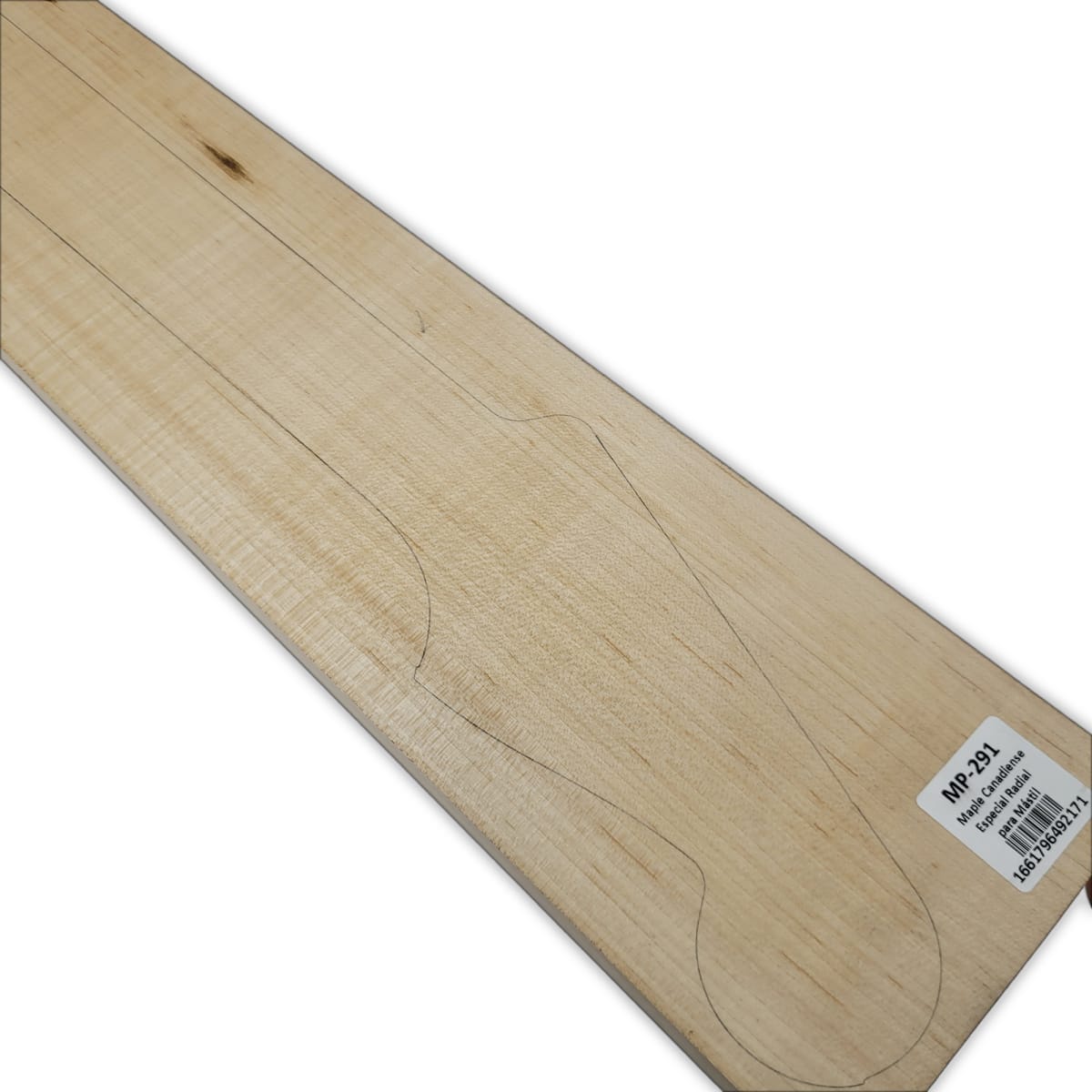 Mastil MP-291 de Maple Especial Radial para Guitarra de 22 Trastes / Algo Flameado7