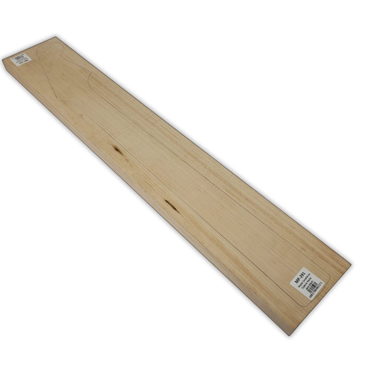 Mastil MP-291 de Maple Especial Radial para Guitarra de 22 Trastes / Algo Flameado9