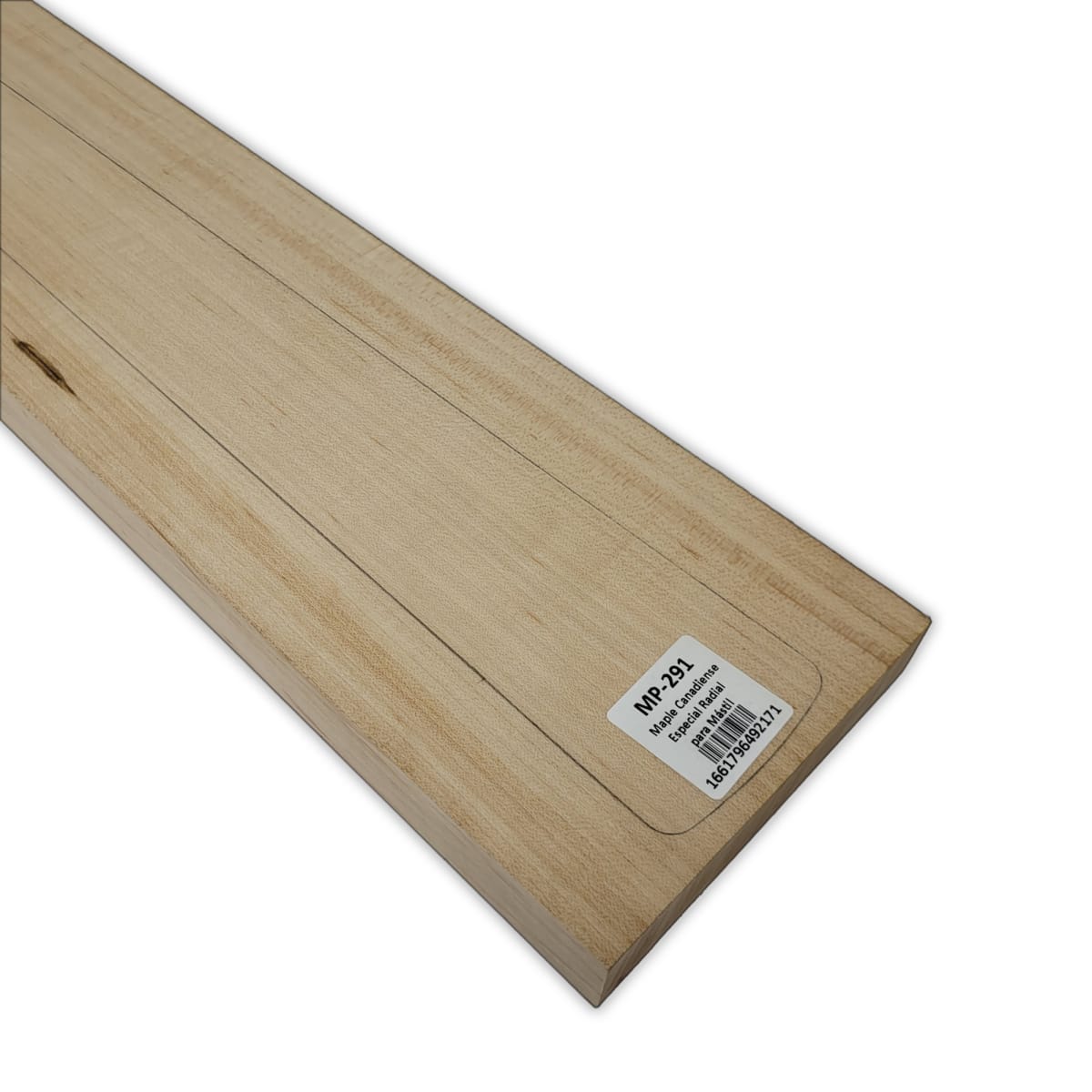 Mastil MP-291 de Maple Especial Radial para Guitarra de 22 Trastes / Algo Flameado8