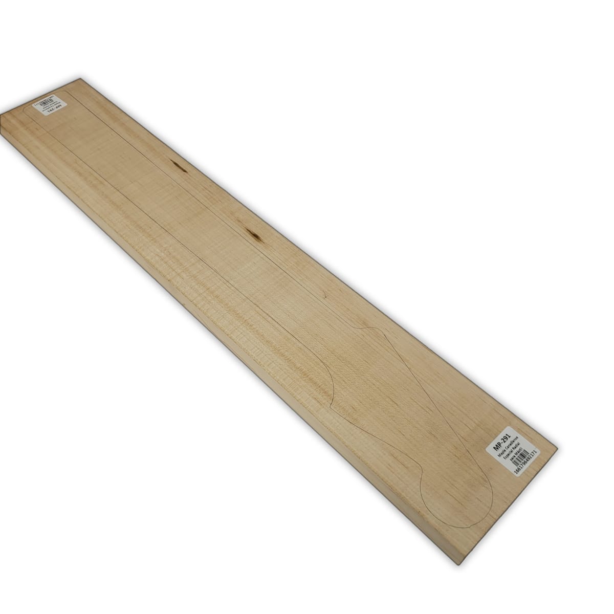 Mastil MP-291 de Maple Especial Radial para Guitarra de 22 Trastes / Algo Flameado10