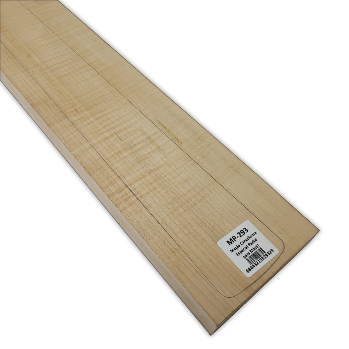 Mastil MP-293 de Maple Especial Radial para Guitarra de 22 Trastes / Algo Flameado8