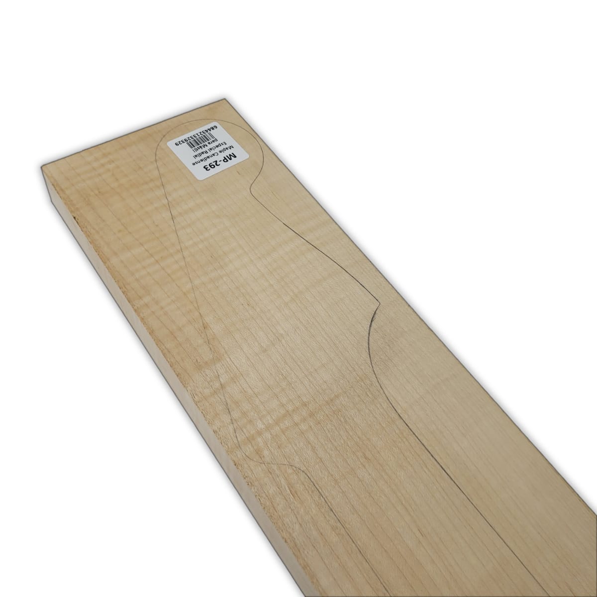 Mastil MP-293 de Maple Especial Radial para Guitarra de 22 Trastes / Algo Flameado6