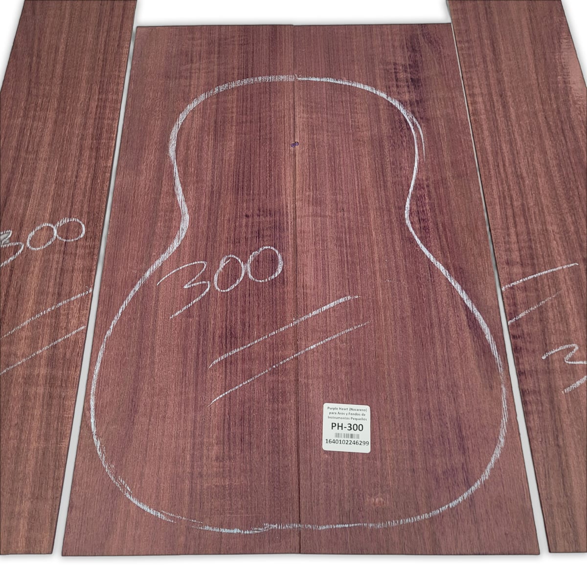 Set de Fondo y Costados PH-300 de Purple Heart Especial para Guitarra8