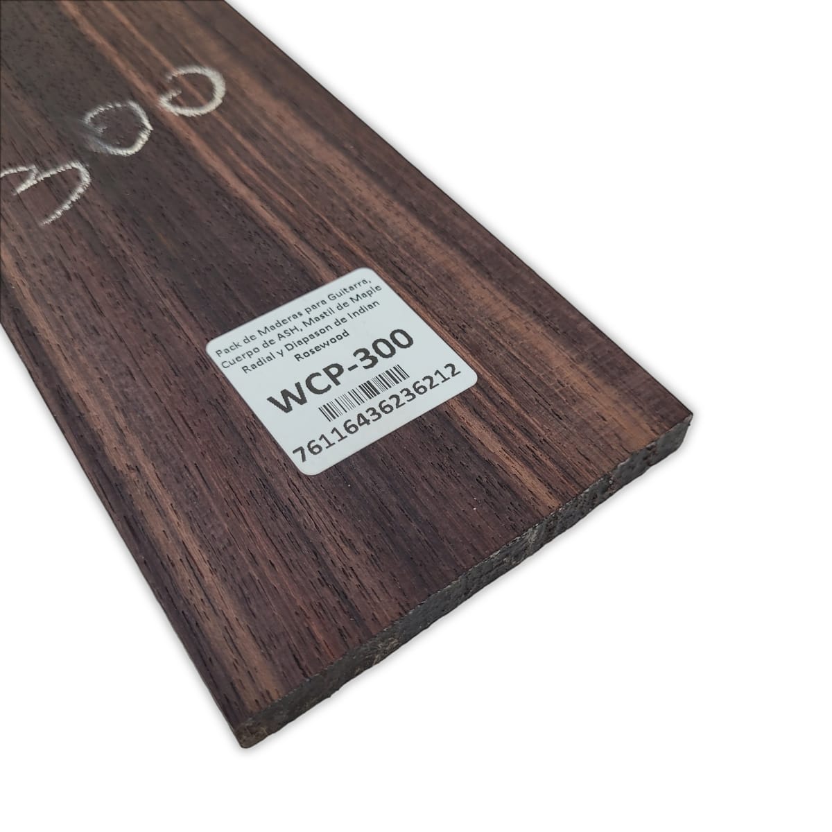 Pack de Maderas WCP-300 para Guitarra, Cuerpo de Ash + Mastil de Maple + Diapason de Indian Rosewood12