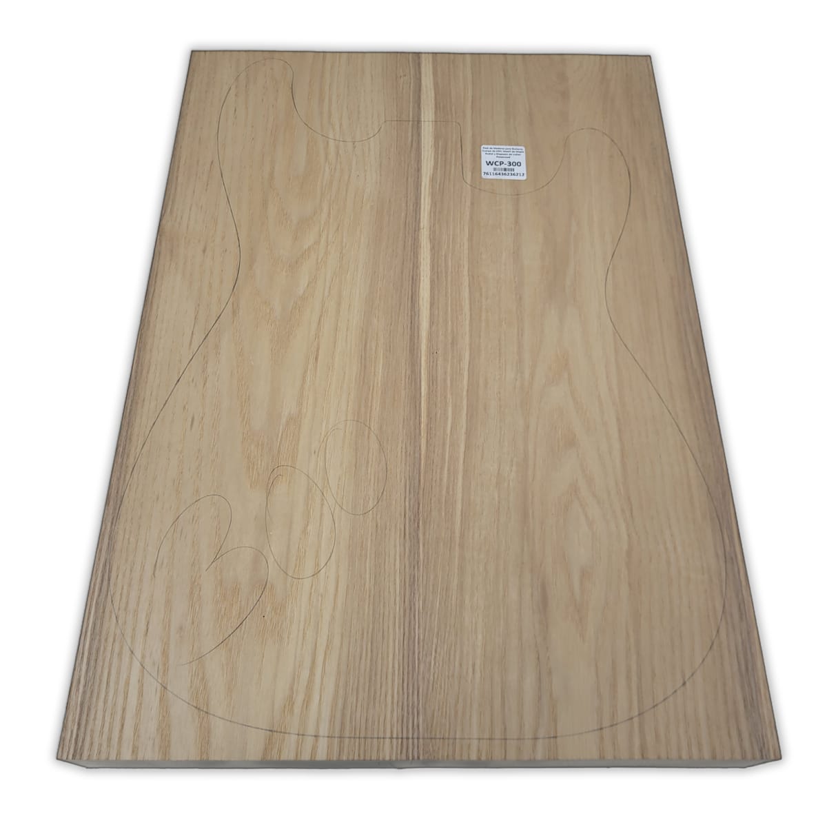 Pack de Maderas WCP-300 para Guitarra, Cuerpo de Ash + Mastil de Maple + Diapason de Indian Rosewood15