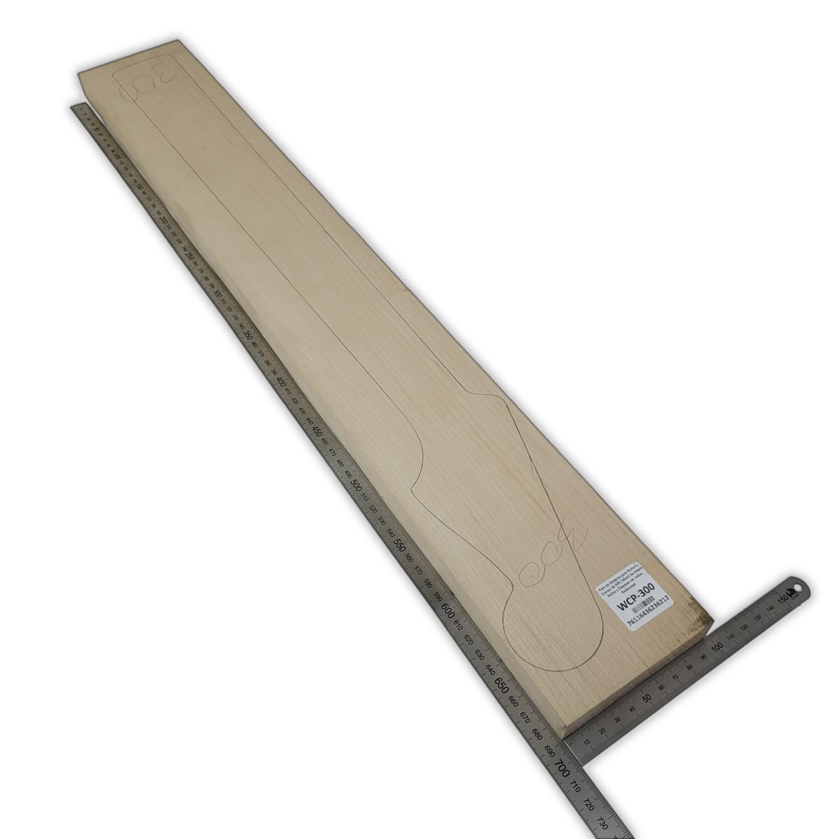 Pack de Maderas WCP-300 para Guitarra, Cuerpo de Ash + Mastil de Maple + Diapason de Indian Rosewood5