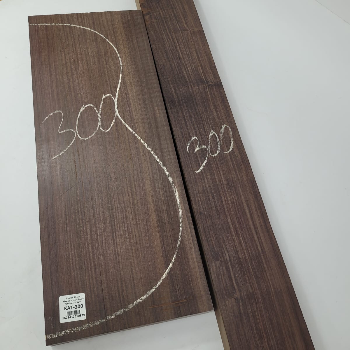 Set de Bloques en Bruto de Katalox para Aros y Fondos de Guitarra KAT-3007