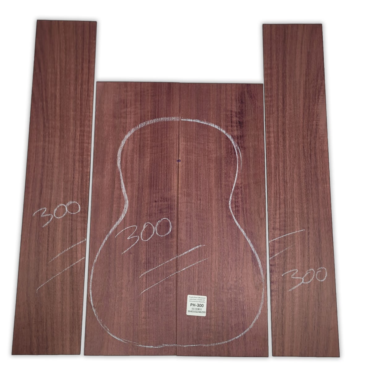 Set de Fondo y Costados PH-300 de Purple Heart Especial para Guitarra12