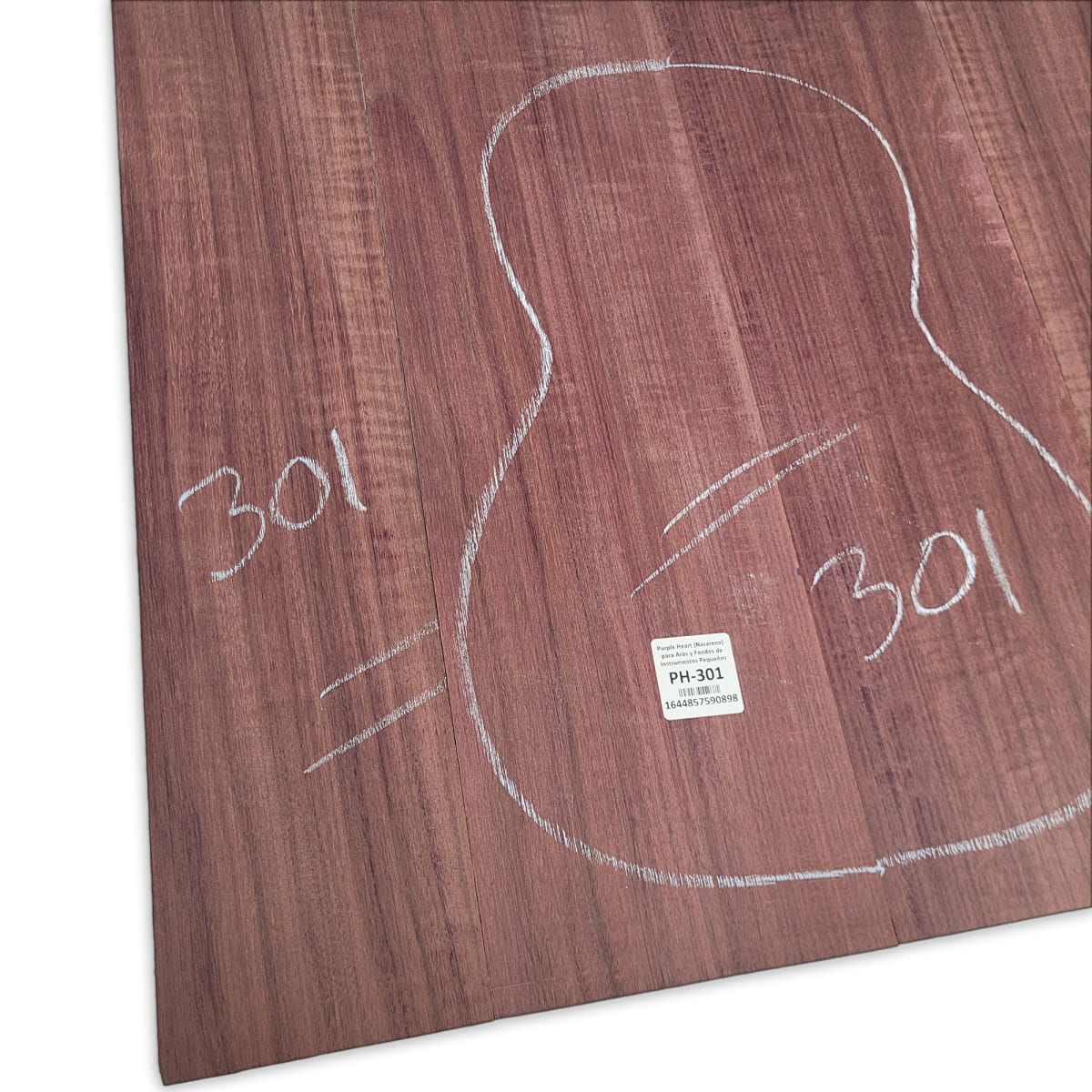 Set de Fondo y Costados PH-301 de Purple Heart Especial para Guitarra8