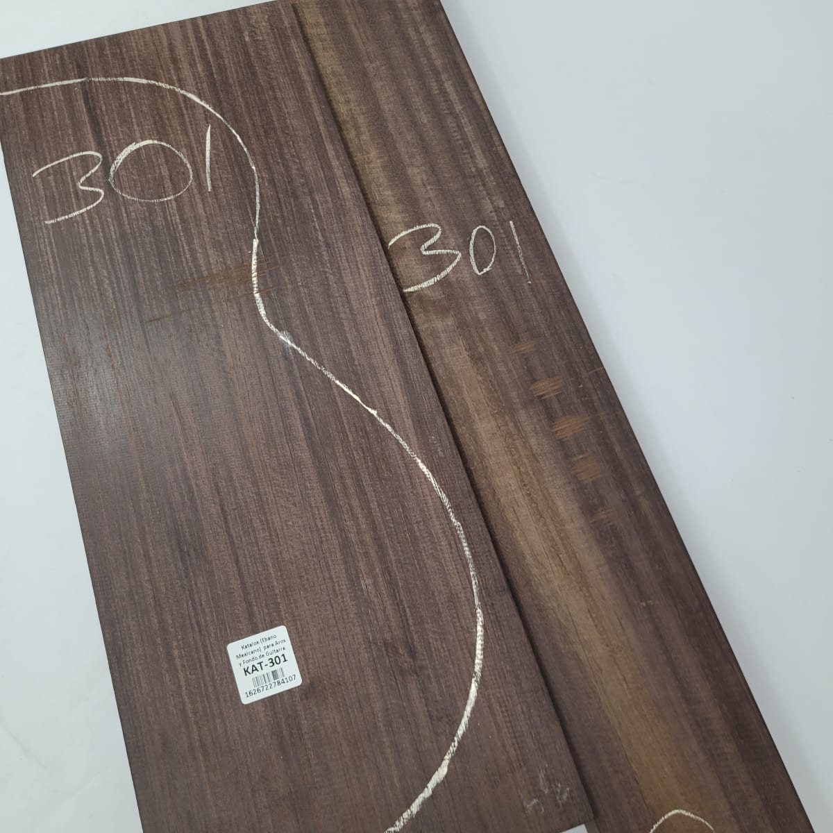 Set de Bloques en Bruto de Katalox para Aros y Fondos de Guitarra KAT-3017