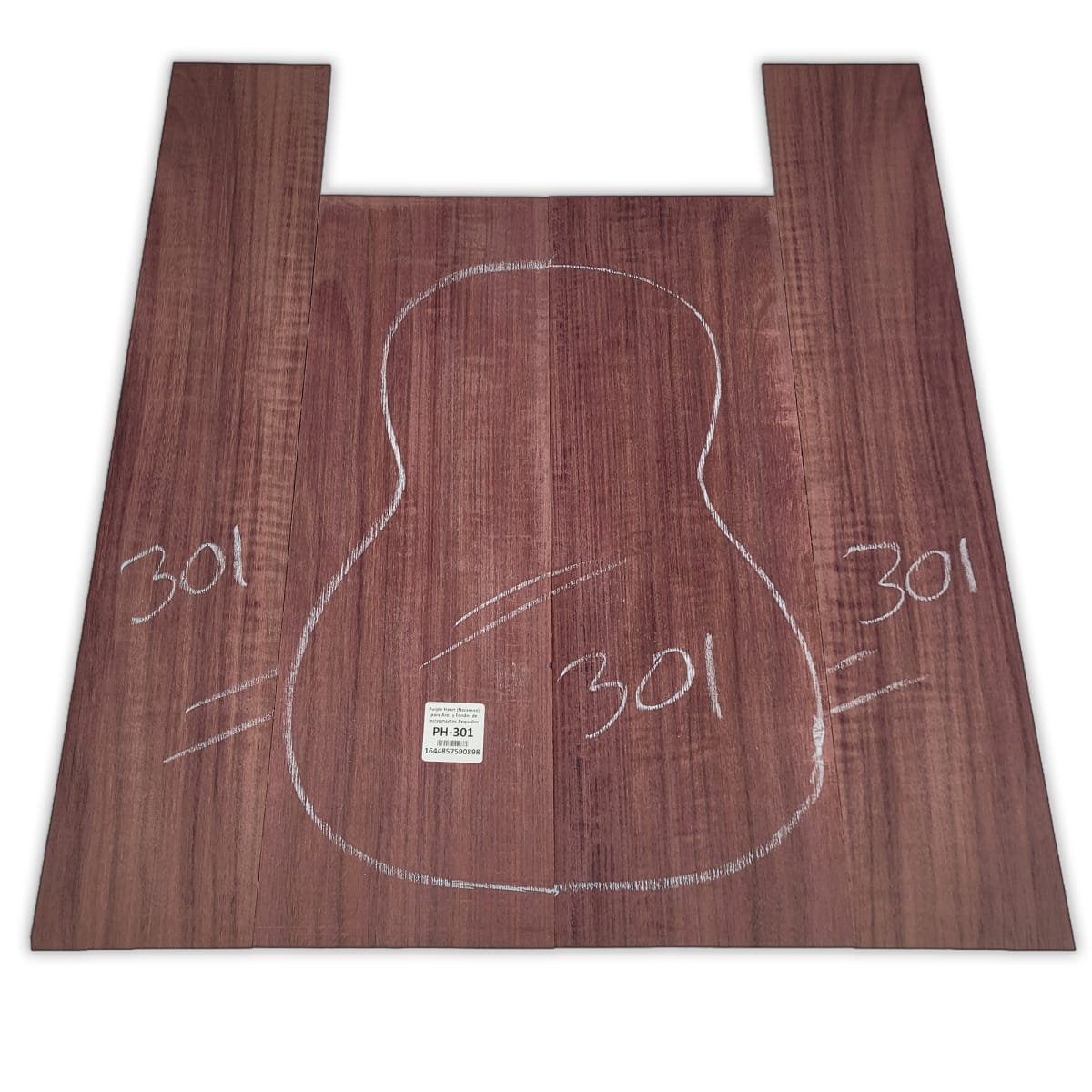 Set de Fondo y Costados PH-301 de Purple Heart Especial para Guitarra11
