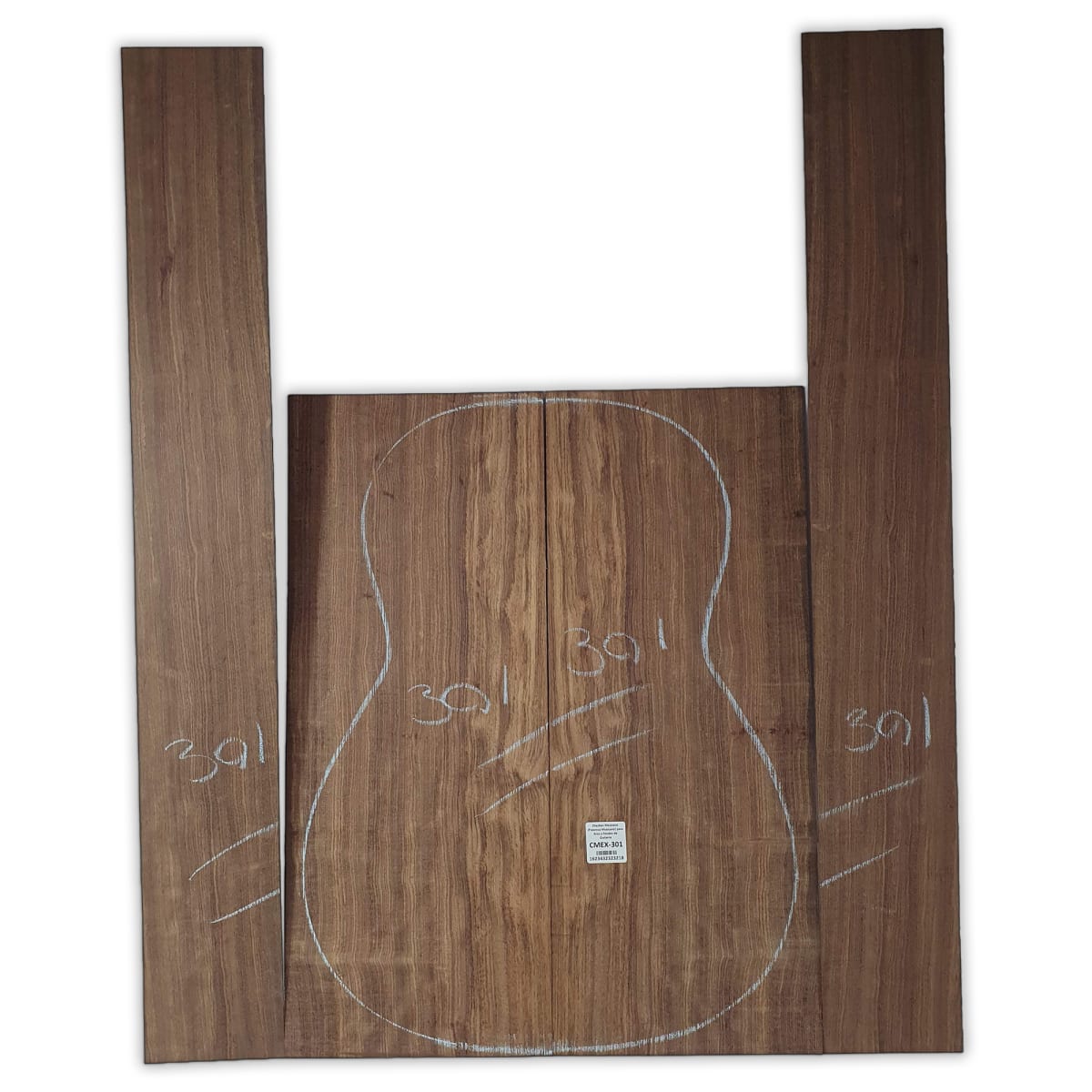 Set de Aros y Fondo CMEX-301 de Chechen Mexicano Especial para Guitarra / Corte Radial 0