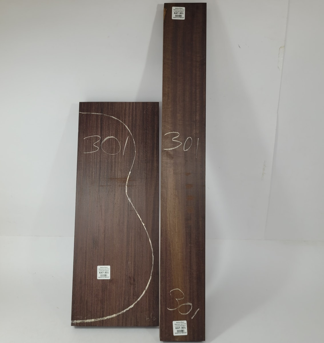 Set de Bloques en Bruto de Katalox para Aros y Fondos de Guitarra KAT-301 0