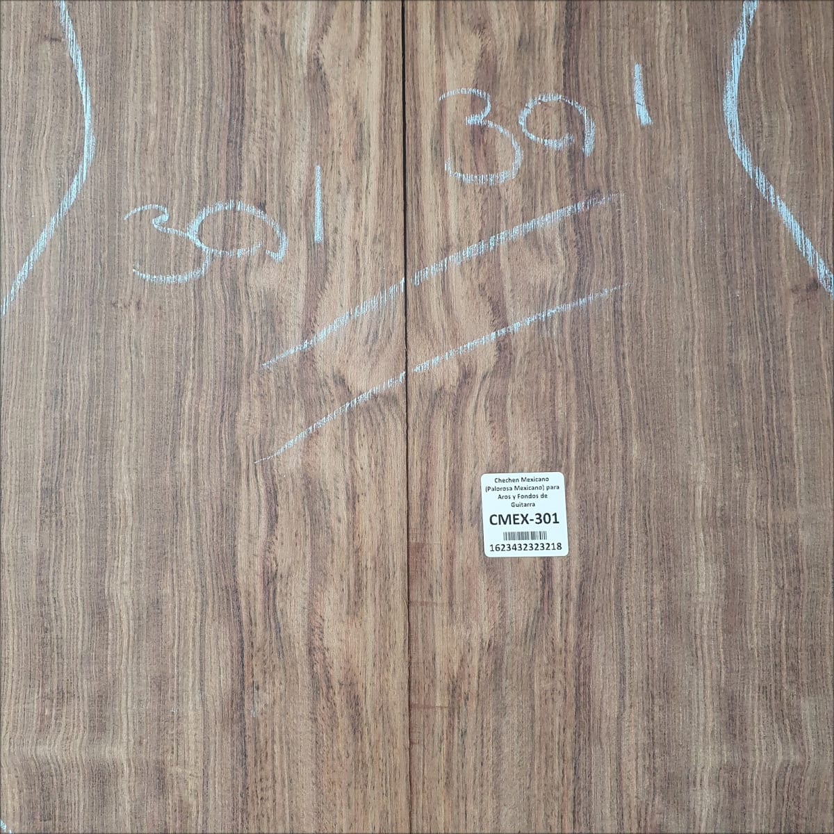 Set de Aros y Fondo CMEX-301 de Chechen Mexicano Especial para Guitarra / Corte Radial8