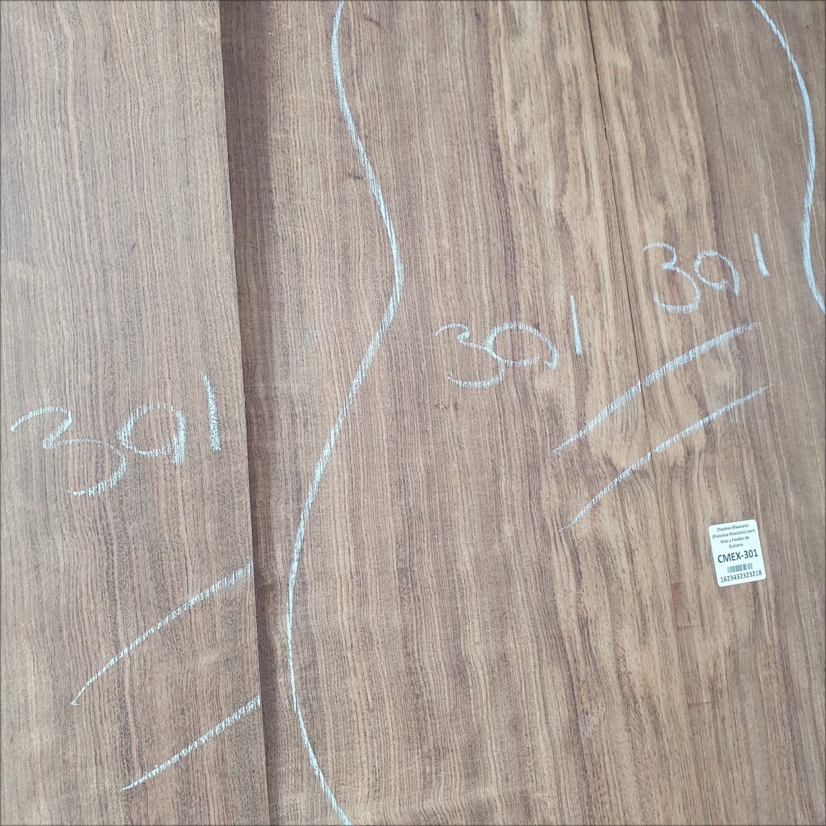 Set de Aros y Fondo CMEX-301 de Chechen Mexicano Especial para Guitarra / Corte Radial7