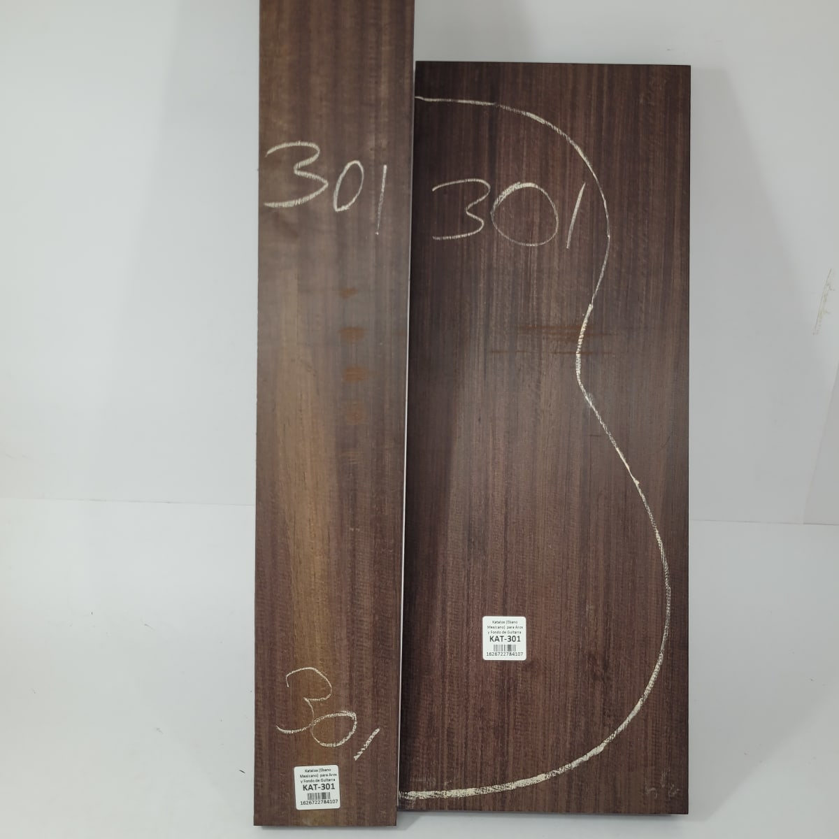 Set de Bloques en Bruto de Katalox para Aros y Fondos de Guitarra KAT-3018