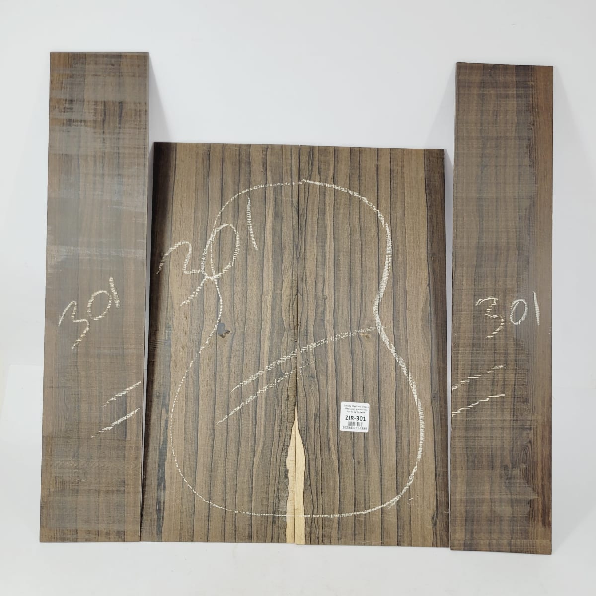 Set de Aros y Fondo para Instrumentos Pequeños ZIR-301 de Ziricote Mexicano 0