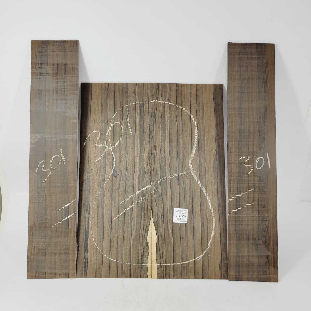 Set de Aros y Fondo para Instrumentos Pequeños ZIR-301 de Ziricote Mexicano8