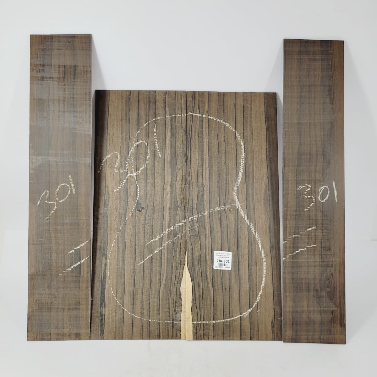 Set de Aros y Fondo para Instrumentos Pequeños ZIR-301 de Ziricote Mexicano9