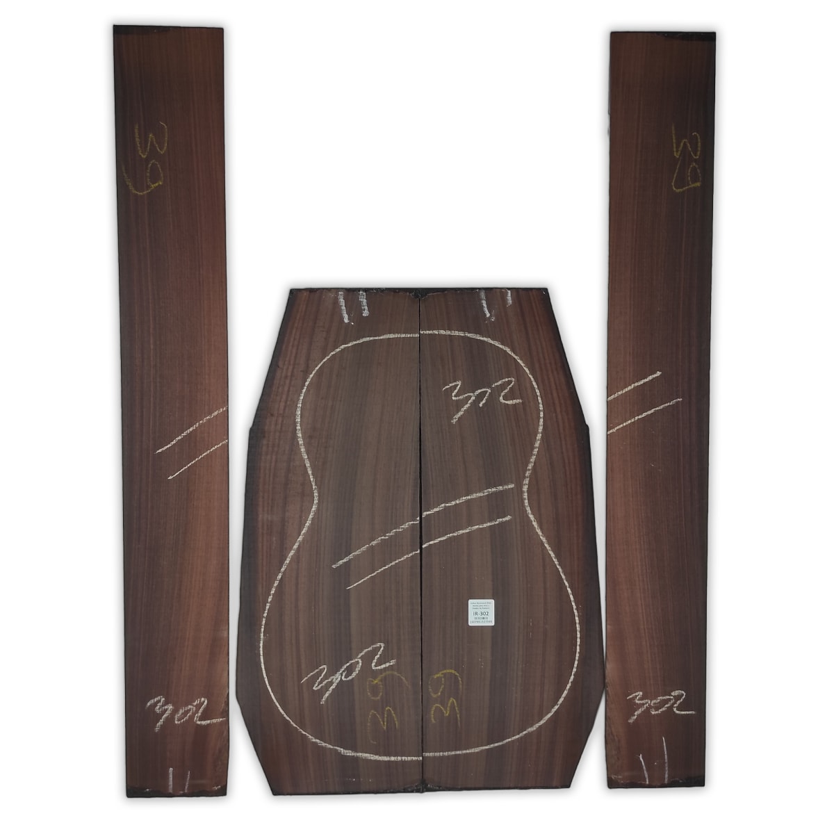 Set de Aros y Fondo IR-302 de Indian Rosewood Especial para Guitarra Clasica / Corte Radial 0