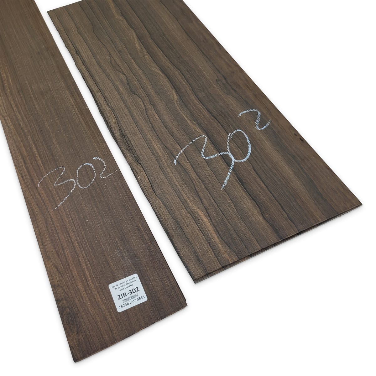 Set de Fondo y Costados ZIR-302 de Ziricote Mexicano para Guitarra5