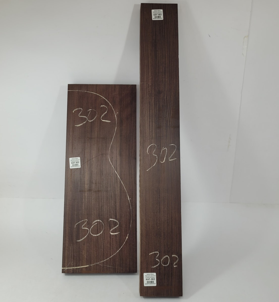 Set de Bloques en Bruto de Katalox para Aros y Fondos de Guitarra KAT-302 0