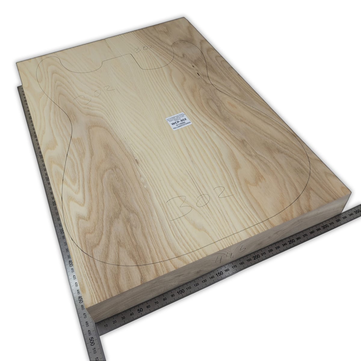 Pack de Maderas WCP-302 para Guitarra, Cuerpo de Ash + Mastil de Maple + Diapason de Indian Rosewood2