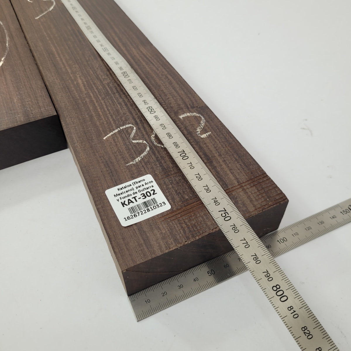 Set de Bloques en Bruto de Katalox para Aros y Fondos de Guitarra KAT-3022