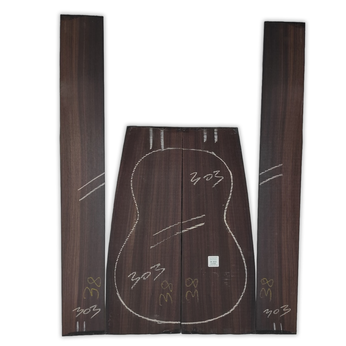 Set de Aros y Fondo IR-303 de Indian Rosewood Especial para Guitarra Clasica / Corte Radial 0