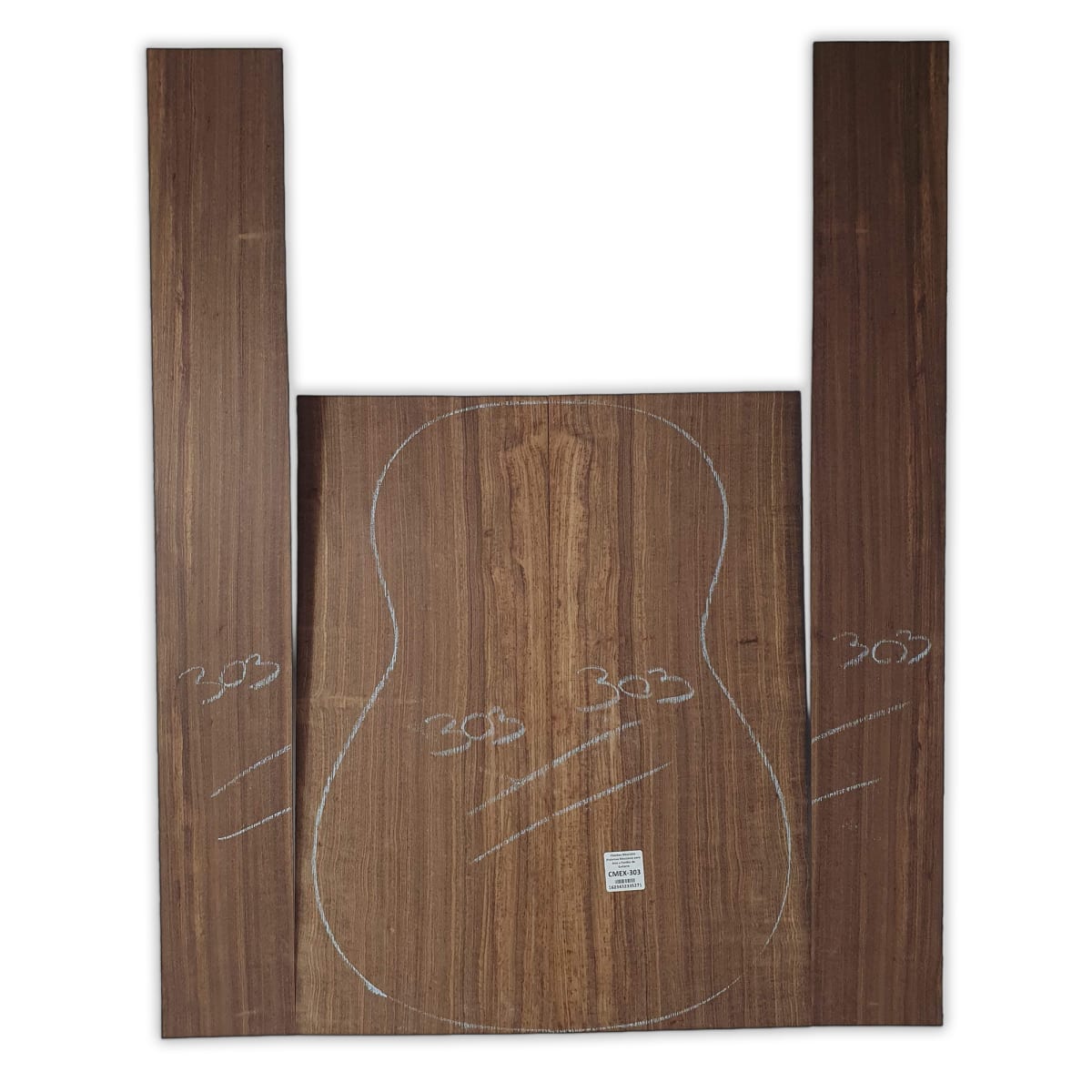 Set de Aros y Fondo CMEX-303 de Chechen Mexicano Especial para Guitarra / Corte Radial 0