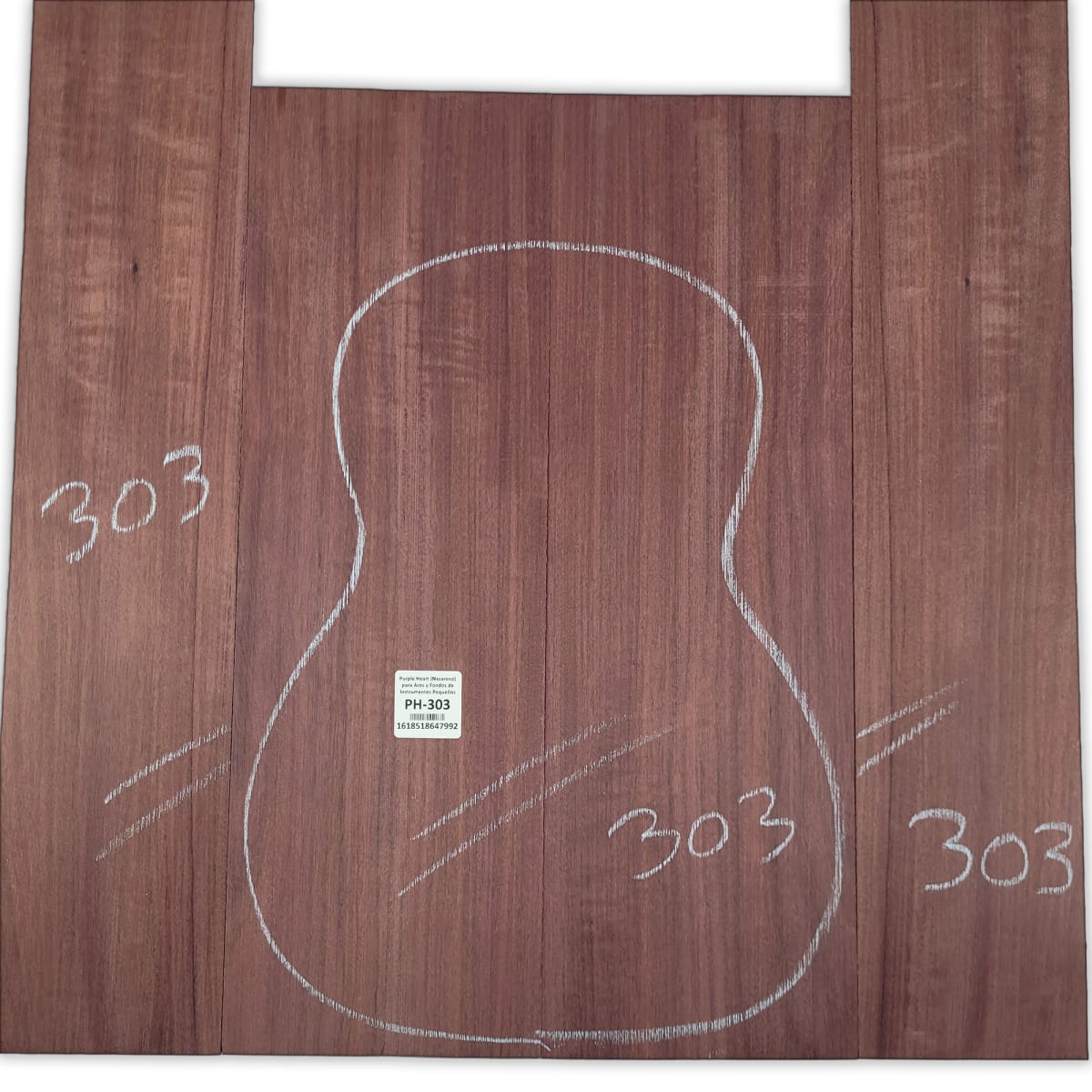 Set de Fondo y Costados PH-350 de Purple Heart para Instrumentos Pequeños8